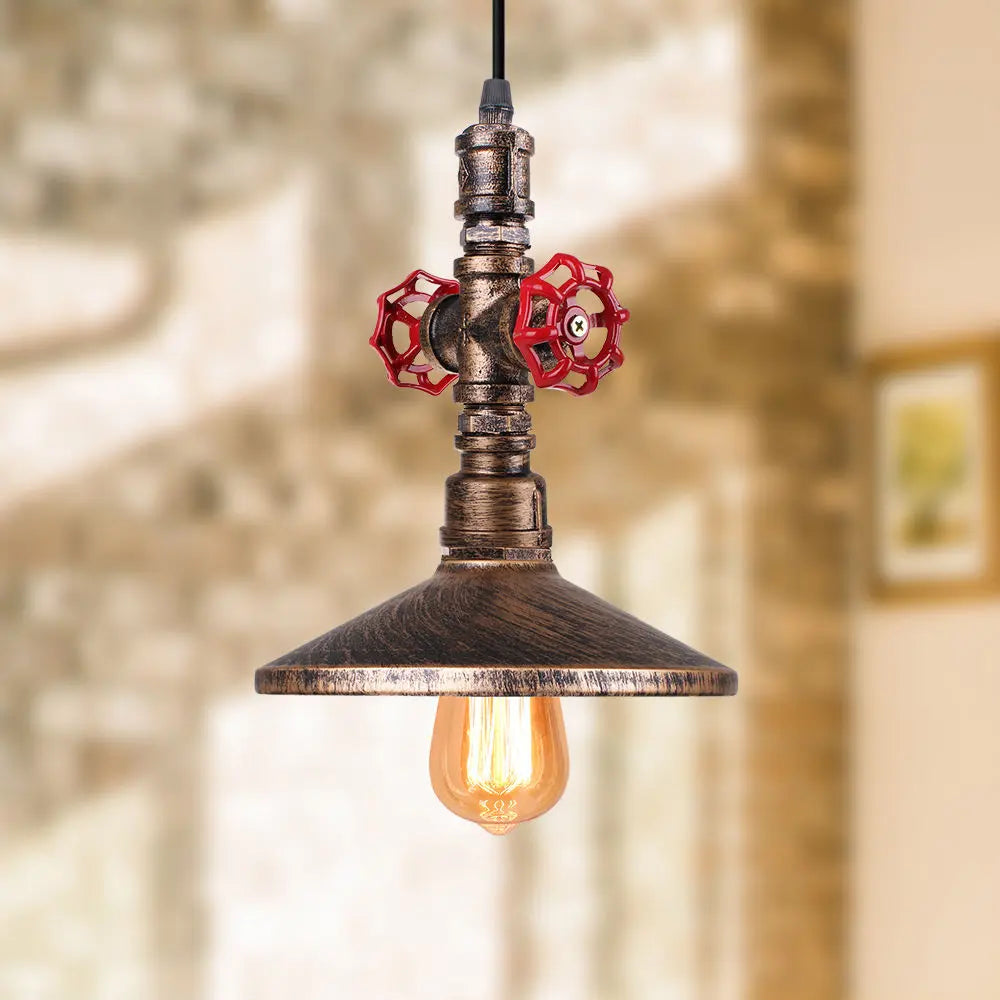 DecorBites™ Industrial Retro Loft Pendant Light Water Pipe Ceiling Lamp