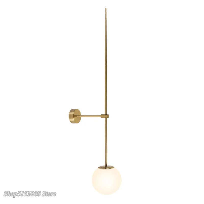 DecorBites™ Glass Ball LED Wall Lamp for Modern Minimalist Decor