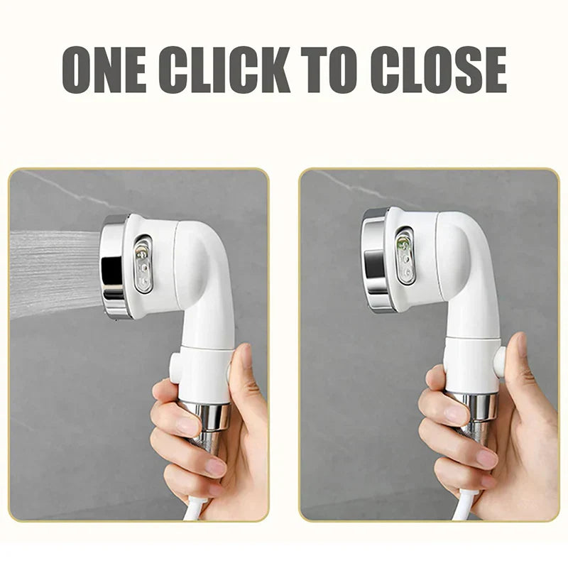 DecorBites™ 3 Modes White Water Faucet Handheld Shower Nozzle for Bathroom and Kitchen