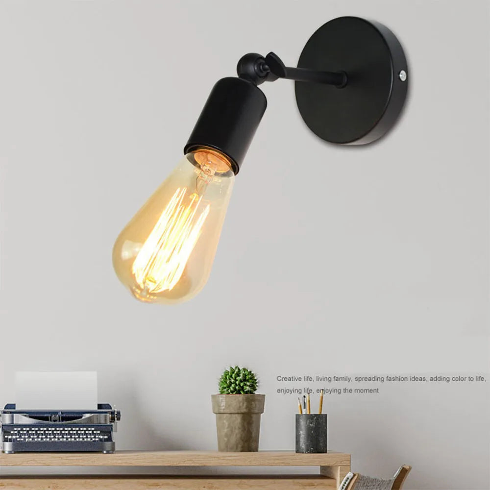 DecorBites™ Industrial Loft LED Cage Wall Light Sconce - Modern Home Lighting Fixture