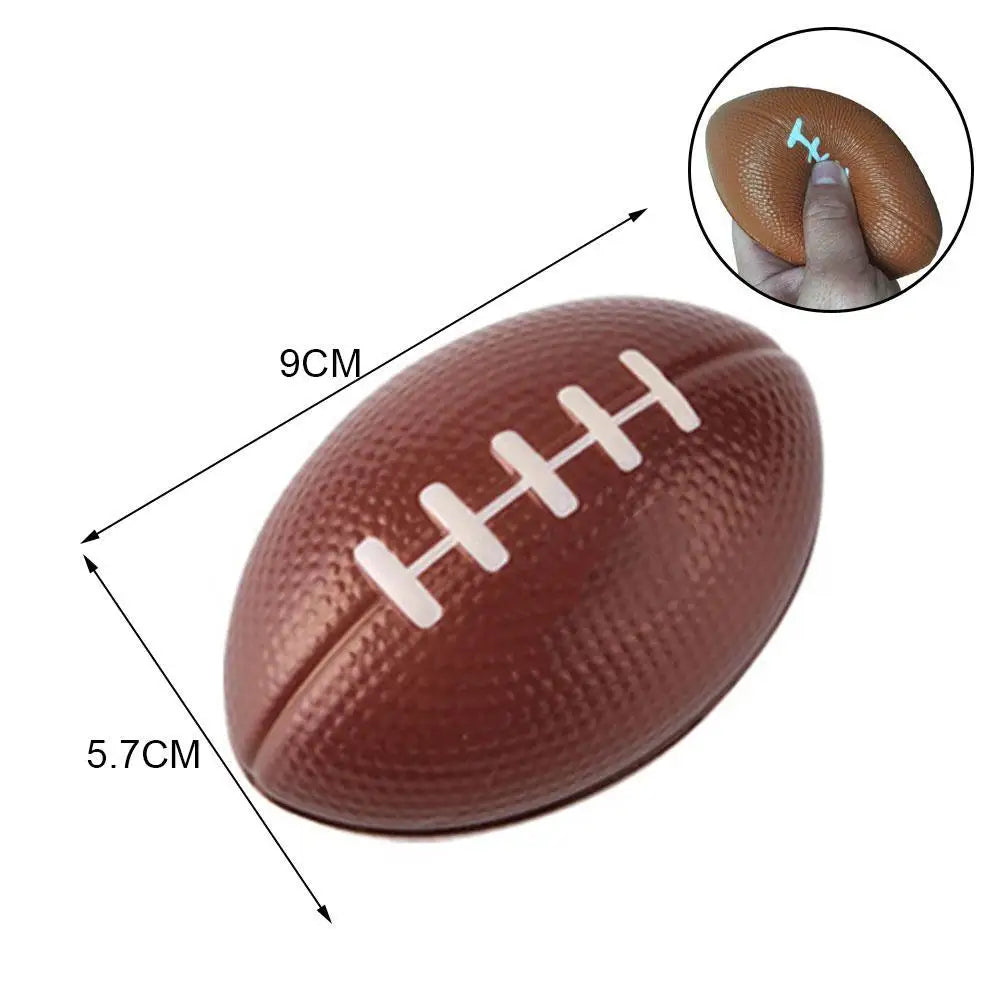 Rugby Stress Ball | Squeeze Toy for Anxiety Relief