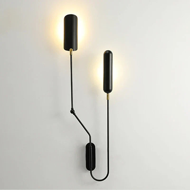 DecorBites™ Industrial Loft Wall Lamp: Creative Long Arm Bedside Reading Light