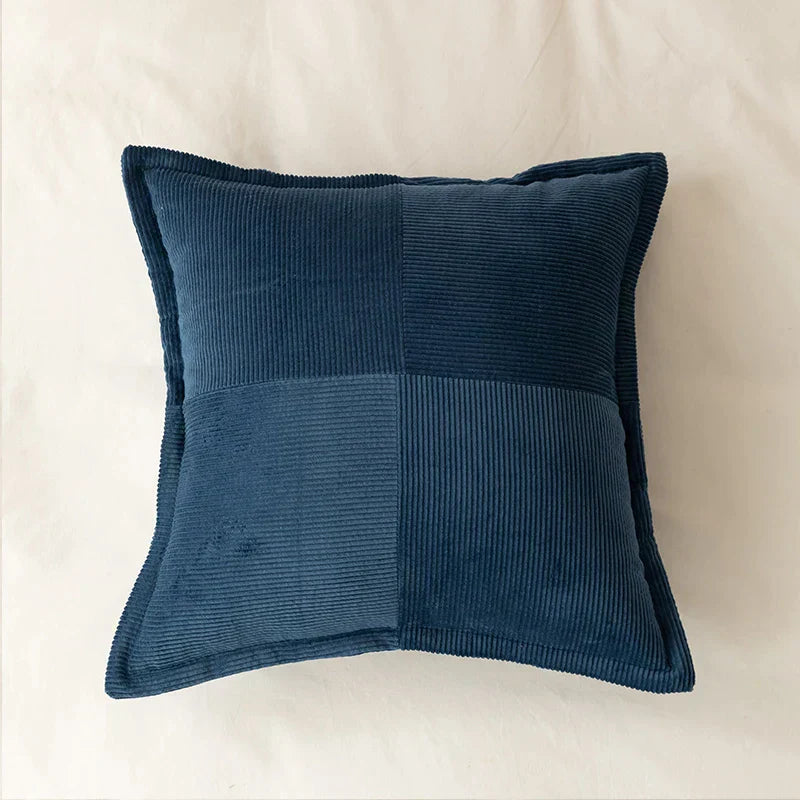 DecorBites™ Corduroy Pillow Cover 45x45cm Modern Soft Solid Cushion for Home Sofa Bed