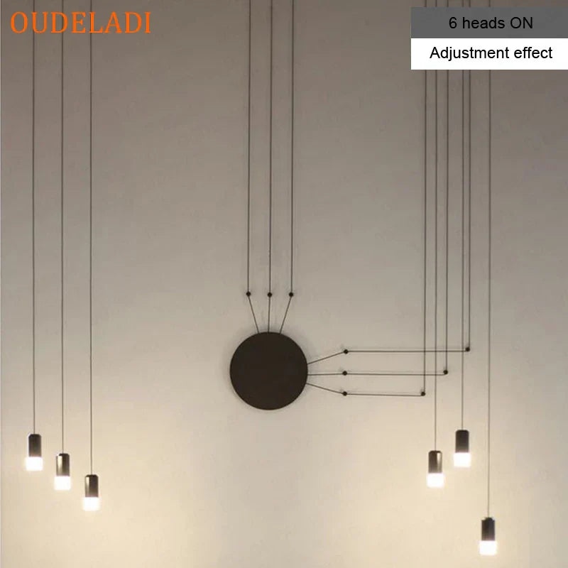 DecorBites™ Industrial Retro Wall Lamp Black LED Hanging Light
