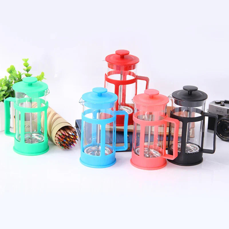 DecorBites™ 350ml Plastic Coffee French Press Maker Pot Moka Machine Percolator Tool