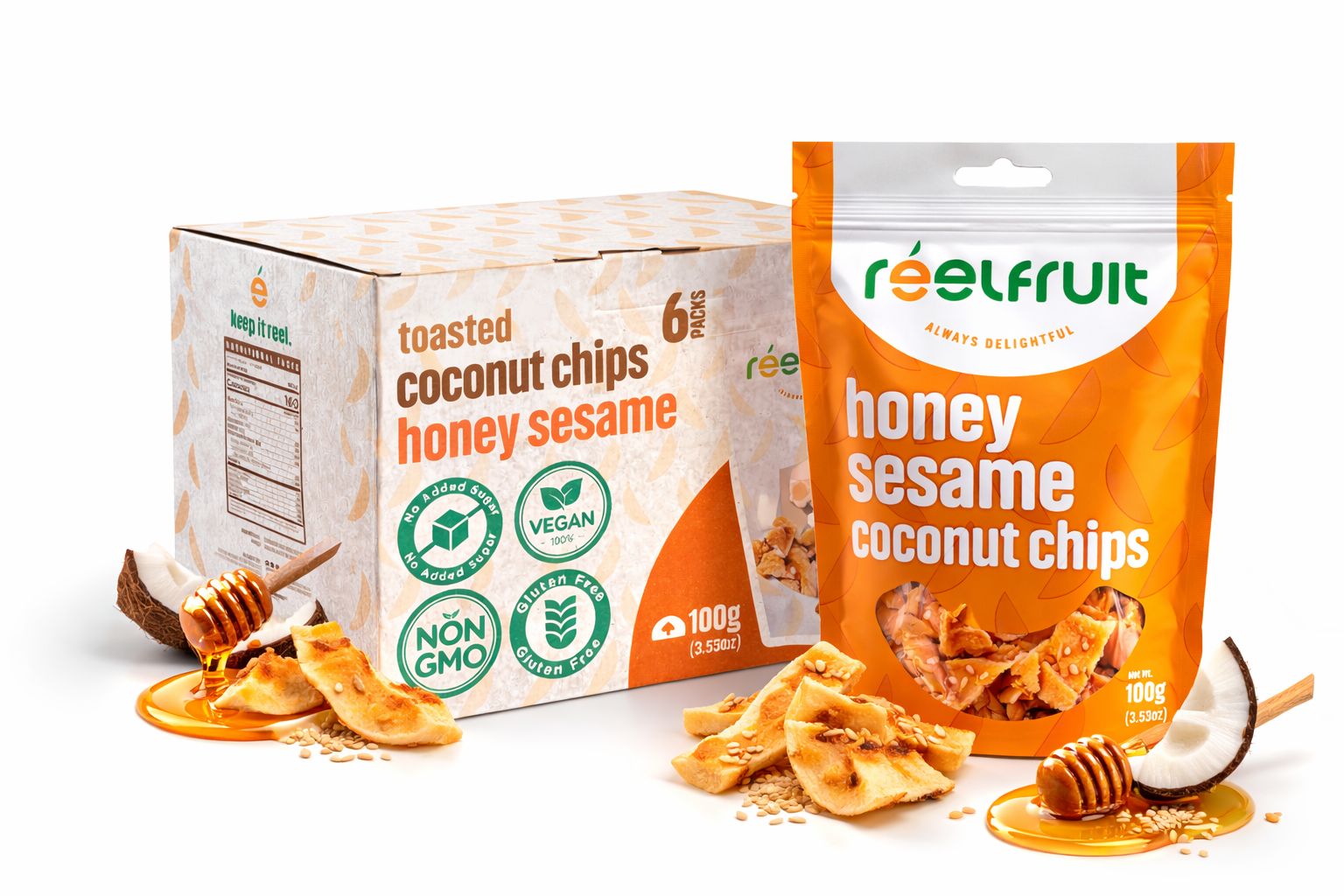 Honey Sesame Coconut 2.65oz (6)