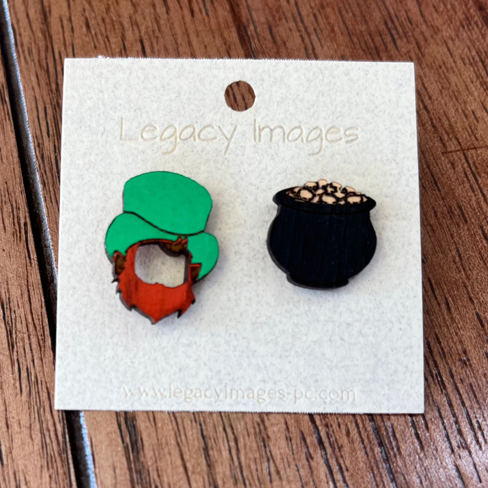 St. Patrick's Day Shamrock Earrings