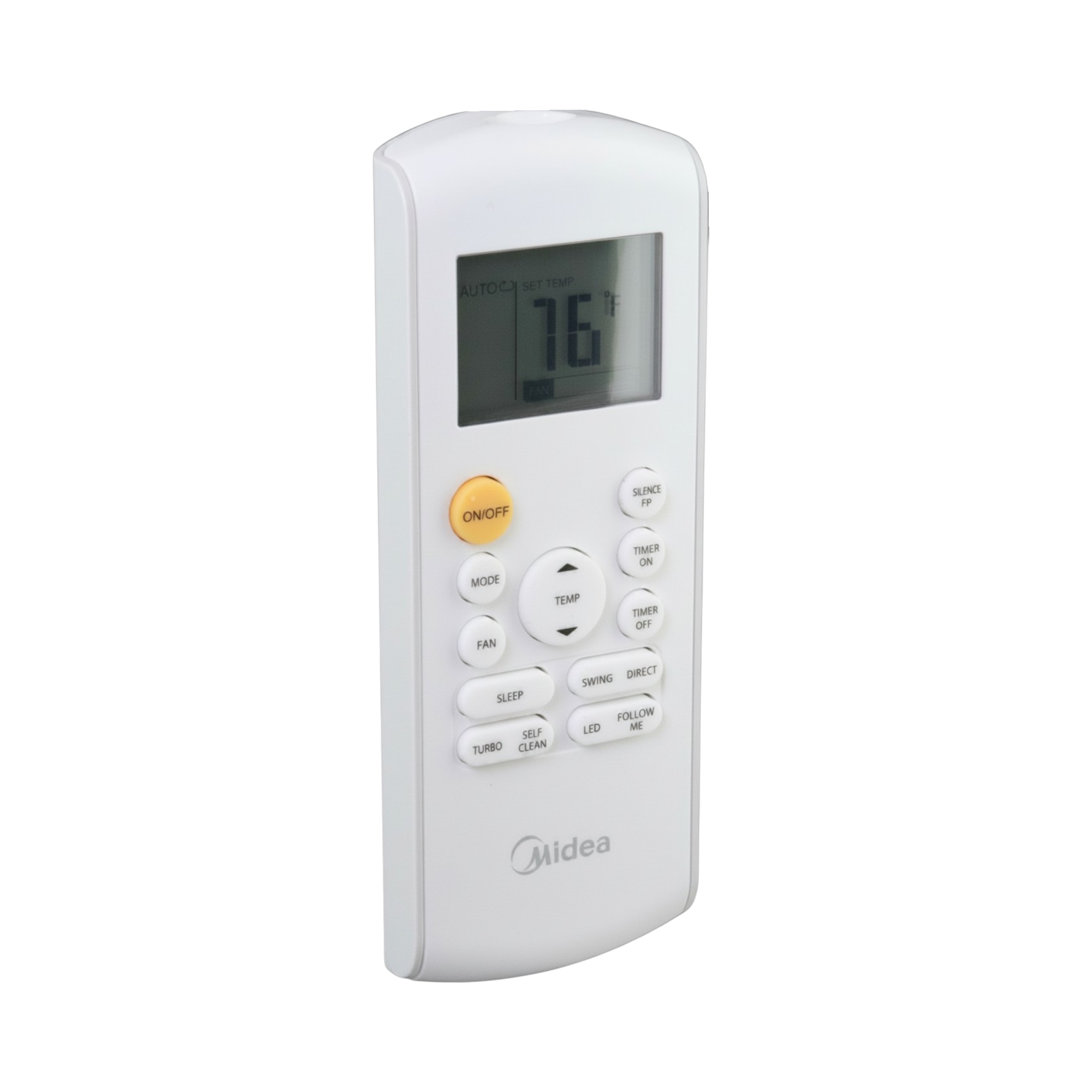 Midea RG57A6/BGEF Mini Split Air Conditioner Remote Control | LCD Temp Control | - 17317000A06740