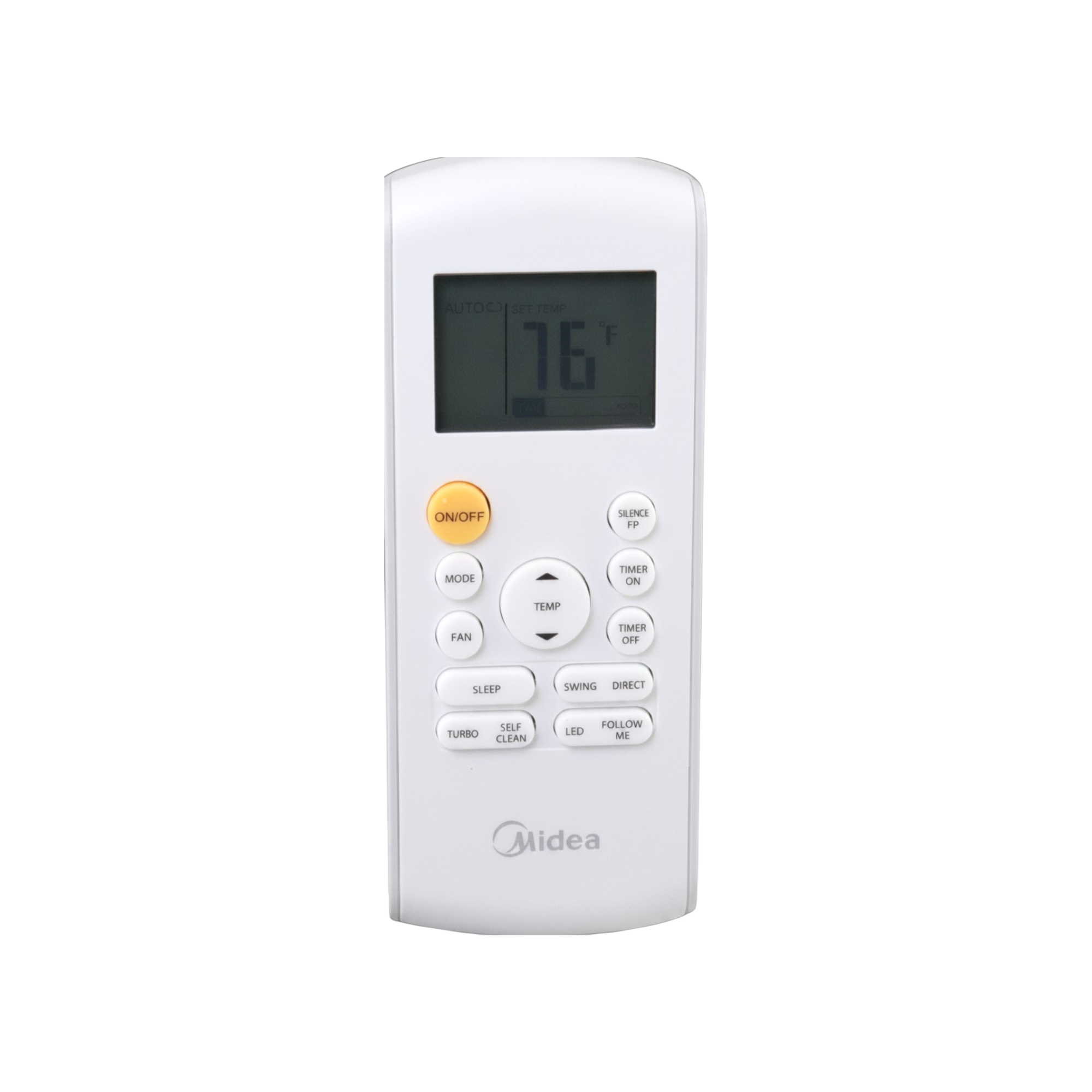 Midea RG57A6/BGEF Mini Split Air Conditioner Remote Control | LCD Temp Control | - 17317000A06740