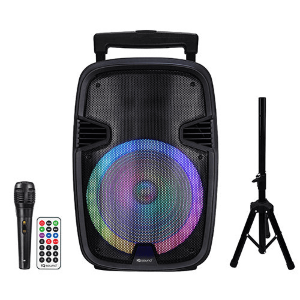 Supersonic 15" Portable Bluetooth Speaker with True Wireless Stereo & Mic