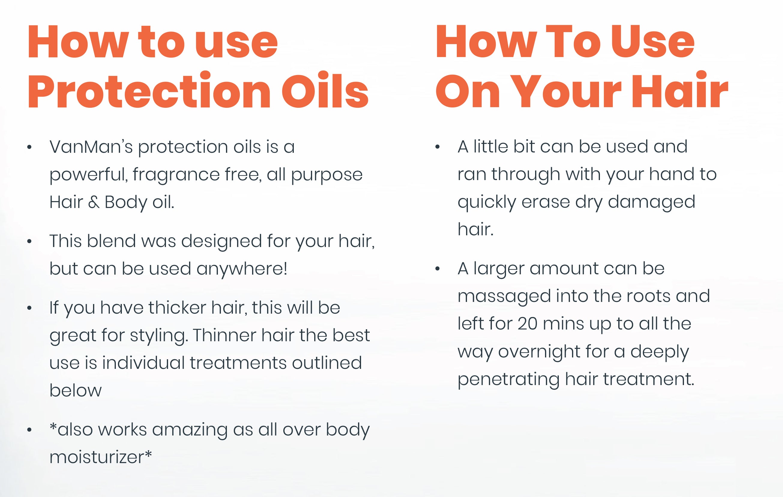VanMan's Protection Oils Hair Serum