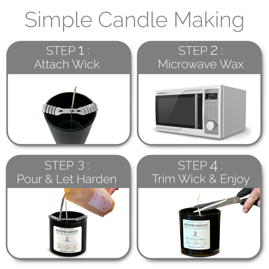Spiced Cinnamon - Candle-Making Kit + Jar