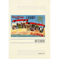 Vintage Lined Notebook Greetings from Quaint Key West, Florida - Paperback
