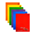 Libreta de carpeta de colores School World 200 páginas