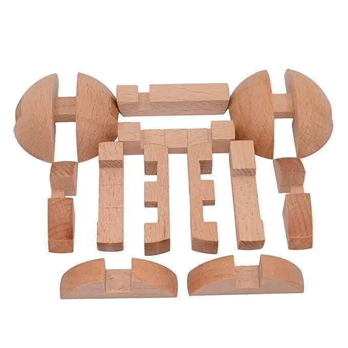 Kongming and Luban Locks Wooden Puzzle