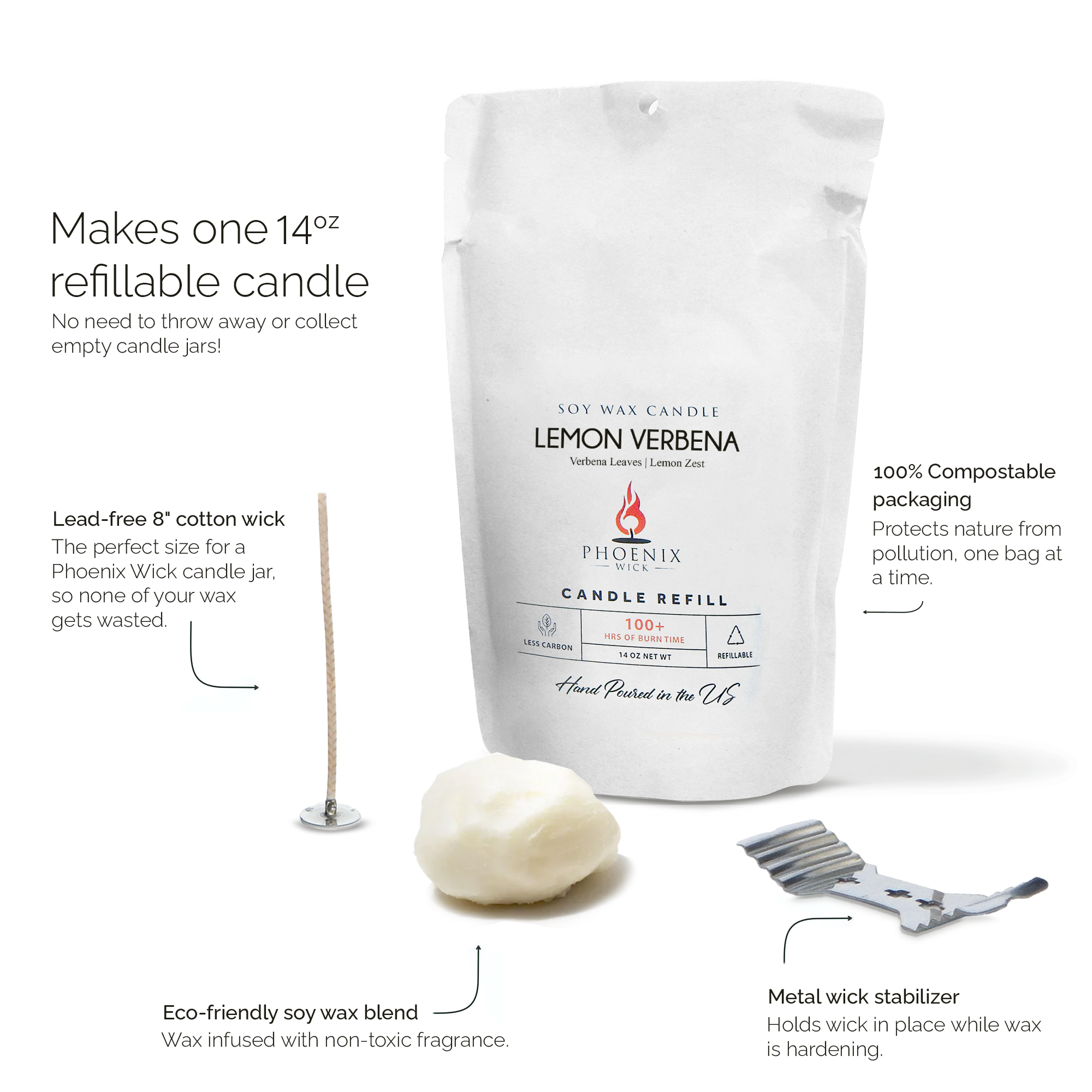 Lemon Verbena - Candle-Making Kit