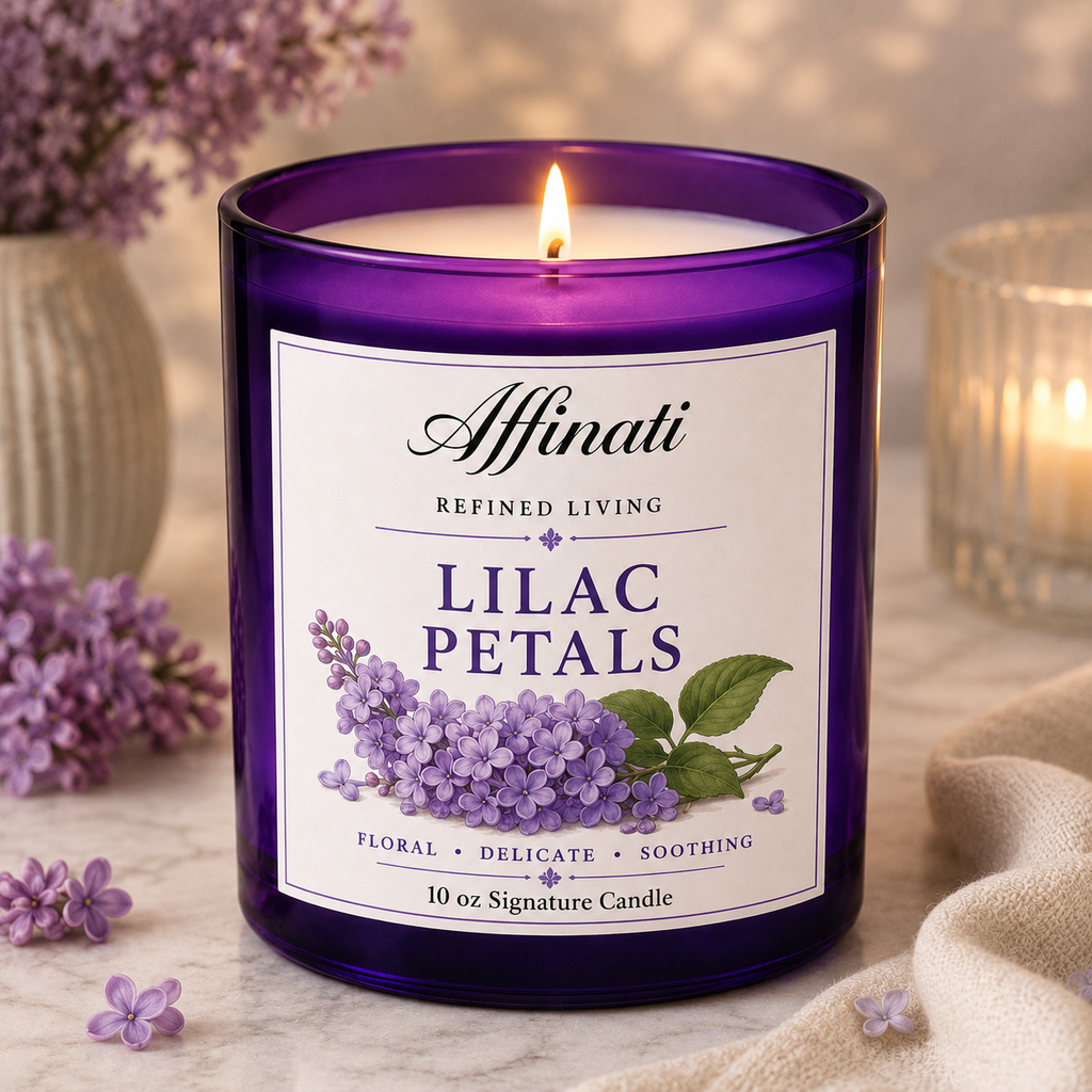 Lilac Petals Signature Candle