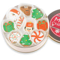 Christmas Mini Iced Sugar Cookies- Tin of 20