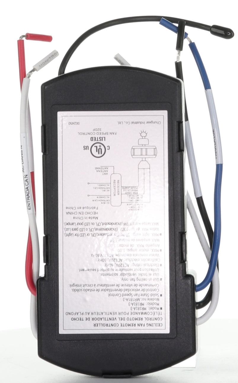 Substitute for Hampton Bay MR181A-3 Ceiling Fan Receiver [63T-AC83T-KIT]