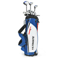 Men’s Profile Complete Golf Club Package Set Includes 10 Pieces-Blue