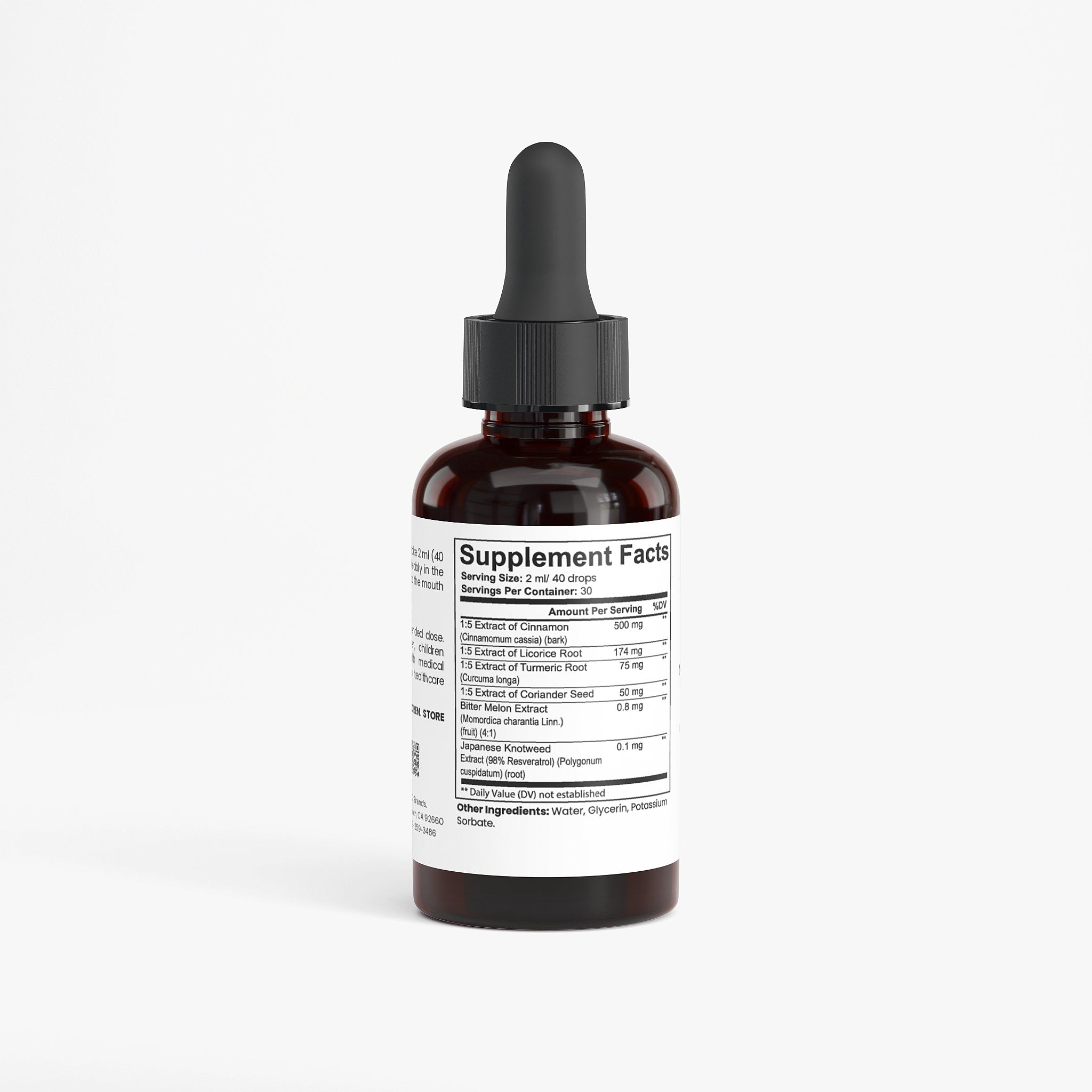 Cinnamon & Bitter Melon Botanical Drops