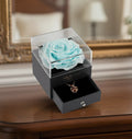 Preserved Rose Jewelry Box Necklace