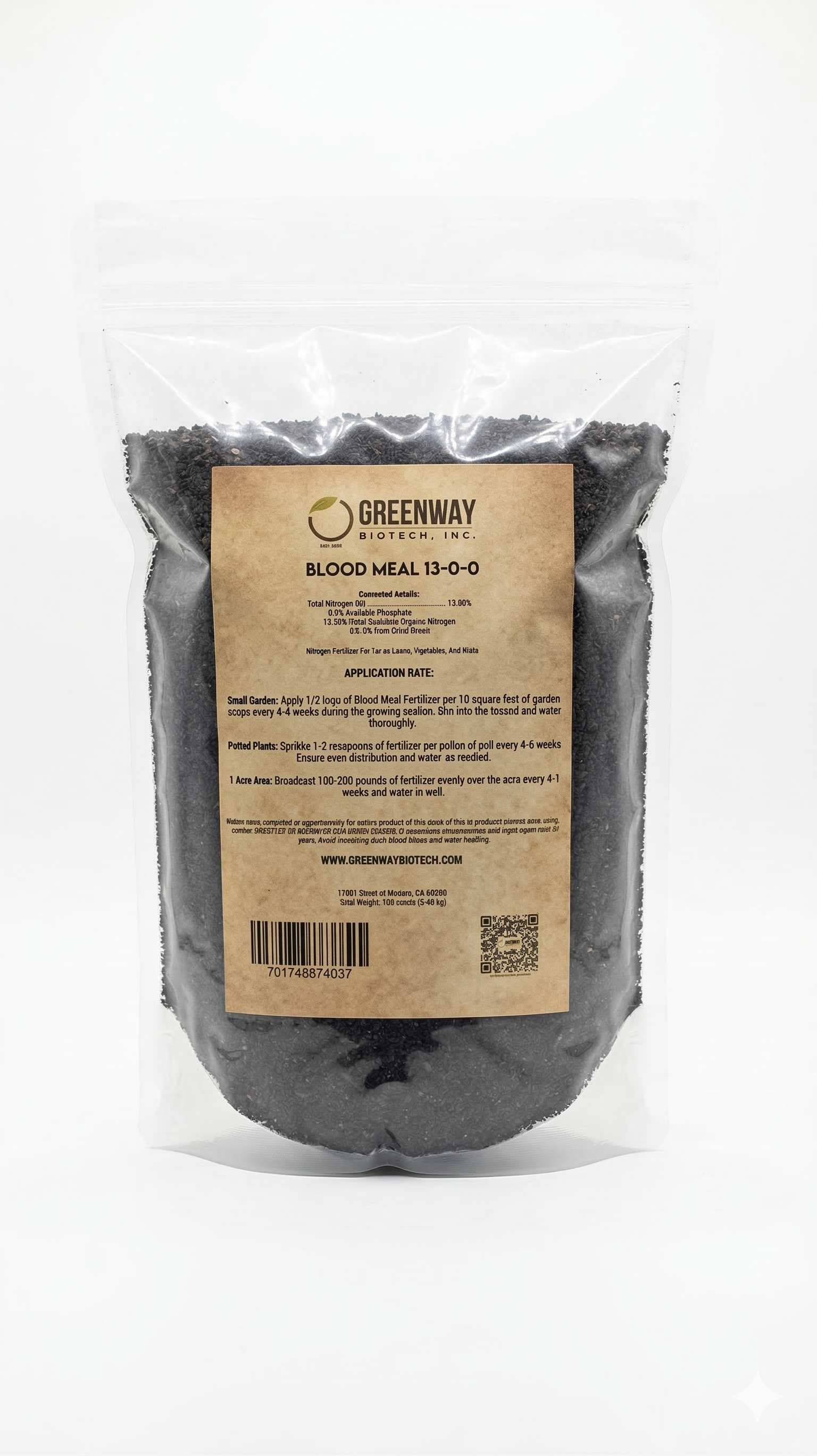 Organic Blood Meal Fertilizer 13-0-0