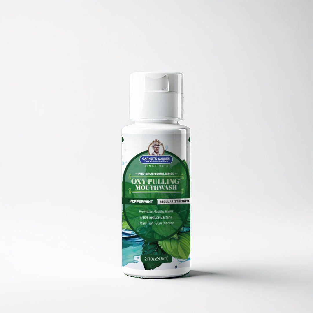 Travel Sized Oxy Pulling Mouthwash | Activated Charcoal | H2O2