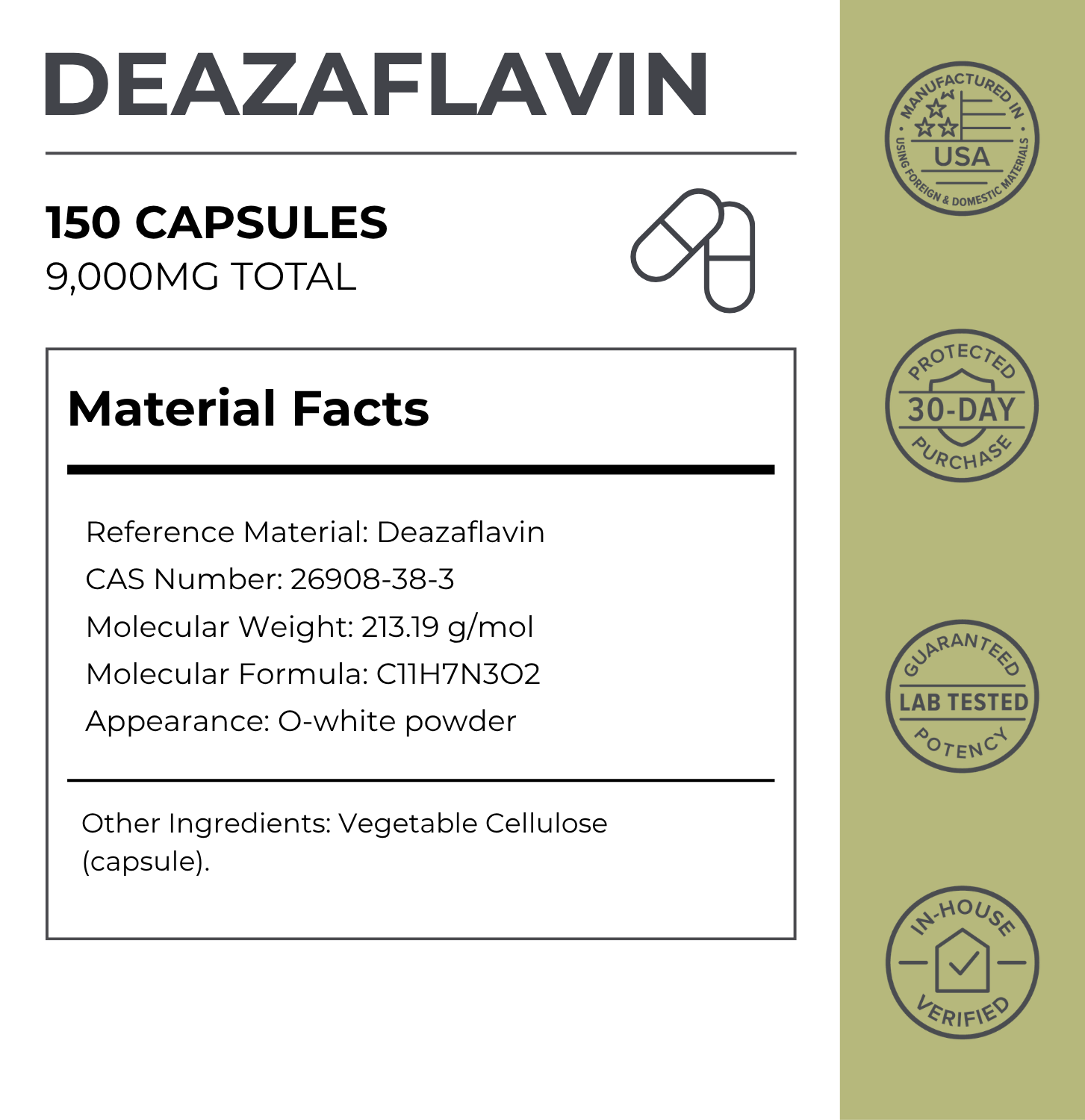Deazaflavin Capsules
