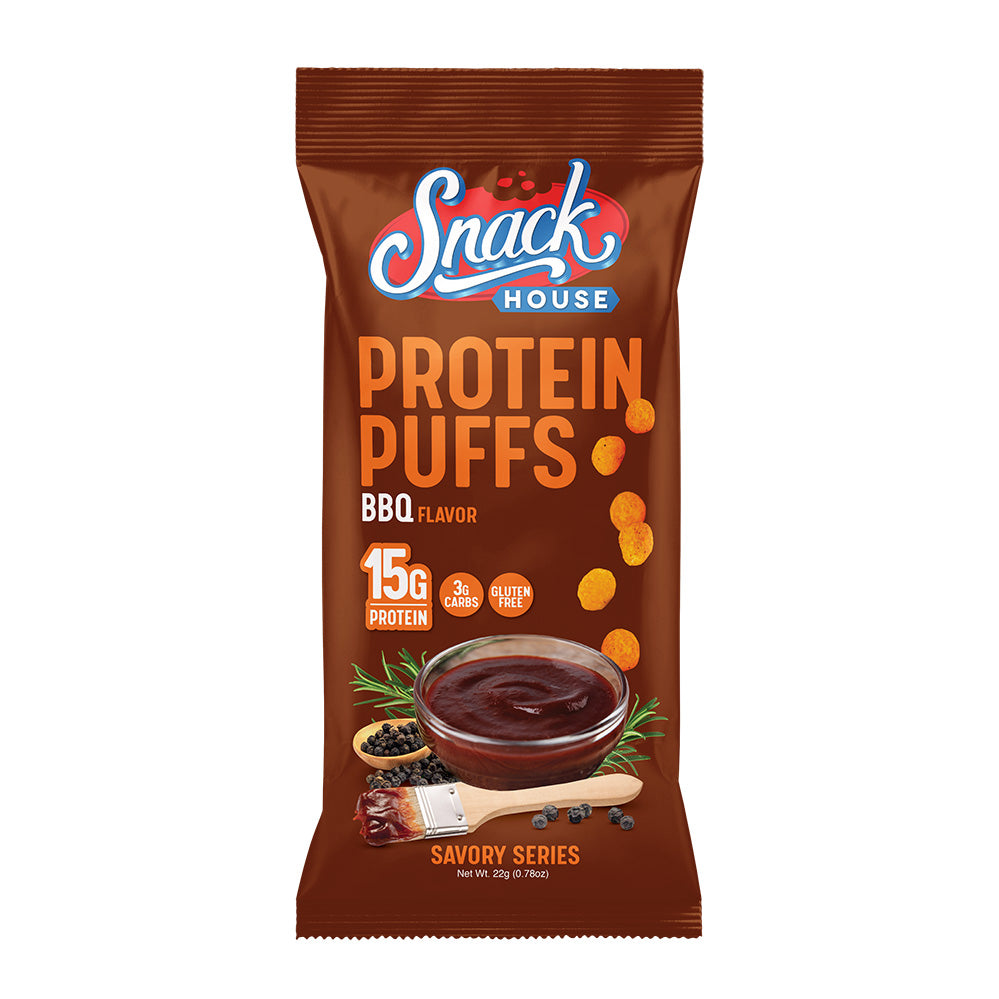 Carolina BBQ Protein Puffs Single Serving - 8-Pack Box