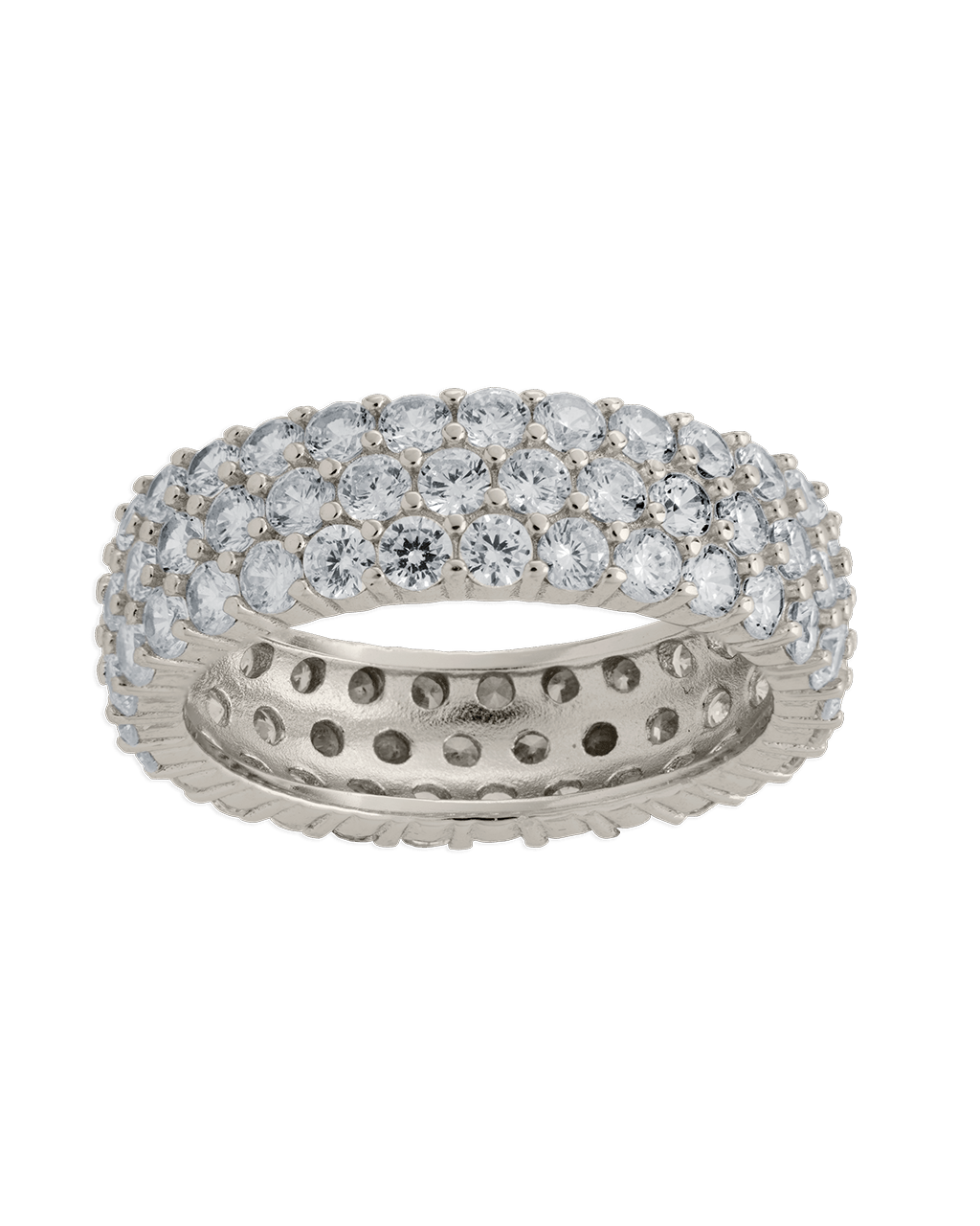 Sterling Silver Kate CZ Ring