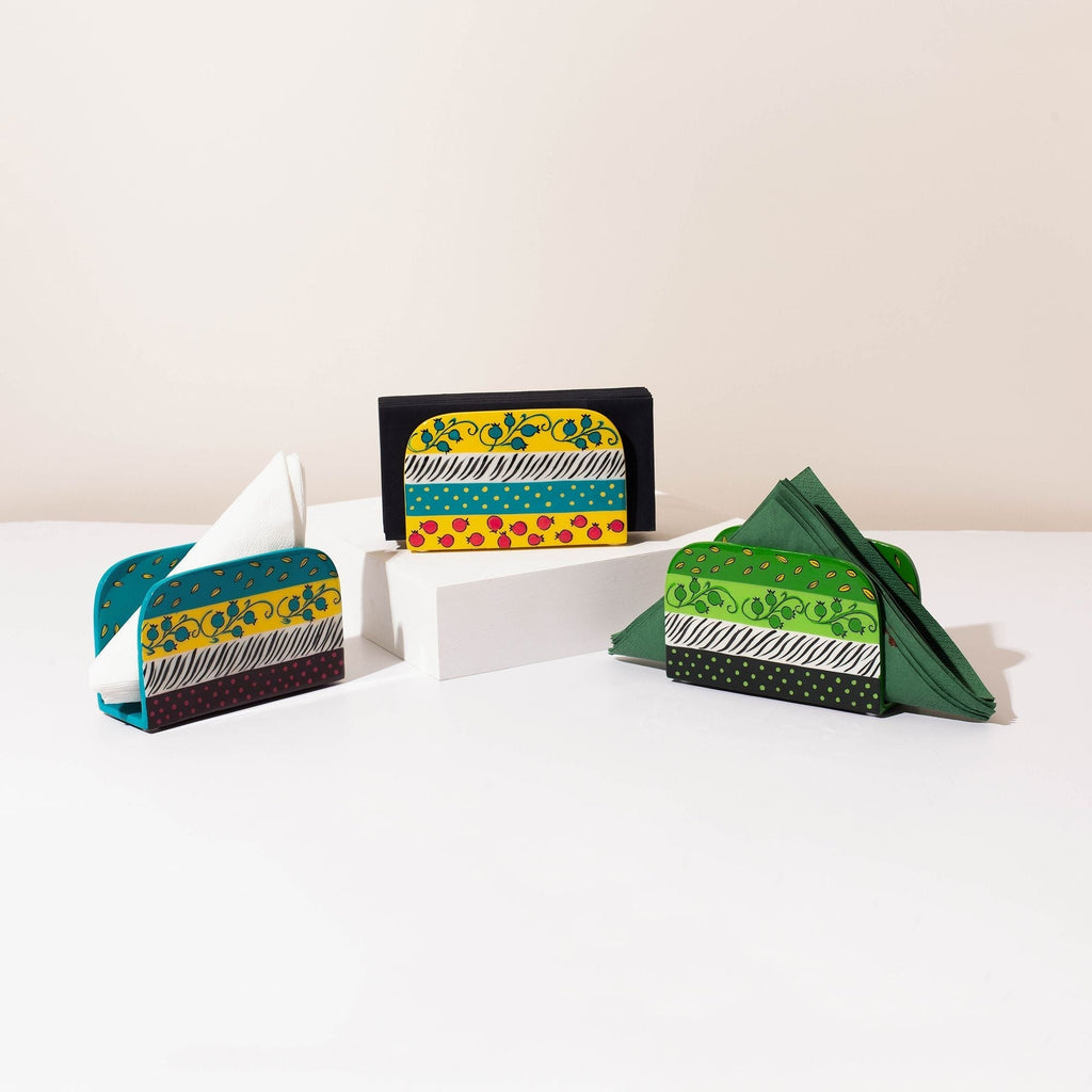 Modern Shabbat Blessing Stand – Graphic Design Aluminum – ColorPop Series