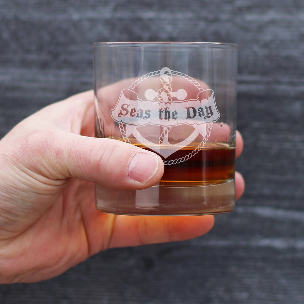 Seas the Day - 10 Ounce Rocks Glass