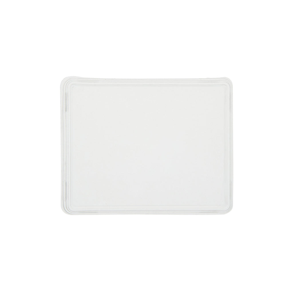 Cafe Vision Rectangle Clear Plastic Lid - Fits Small Click Lock Container - 50 count box
