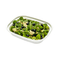 Pulp Tek 36 oz Rectangle White Sugarcane / Bagasse Container - 9" x 7" x 1 3/4" - 100 count box