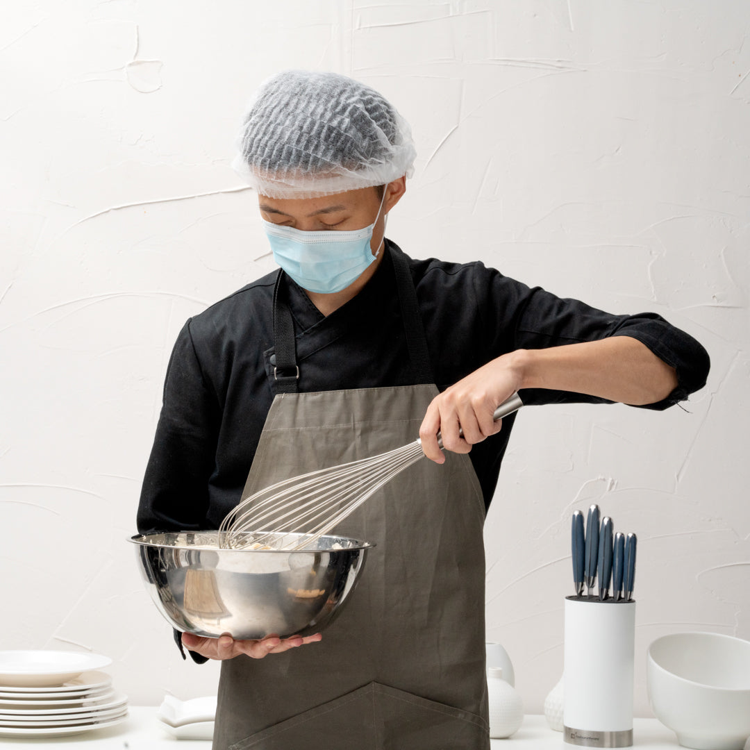 Clean Tek Professional White Disposable Bouffant Cap Hair Net - 21" - 1000 count box