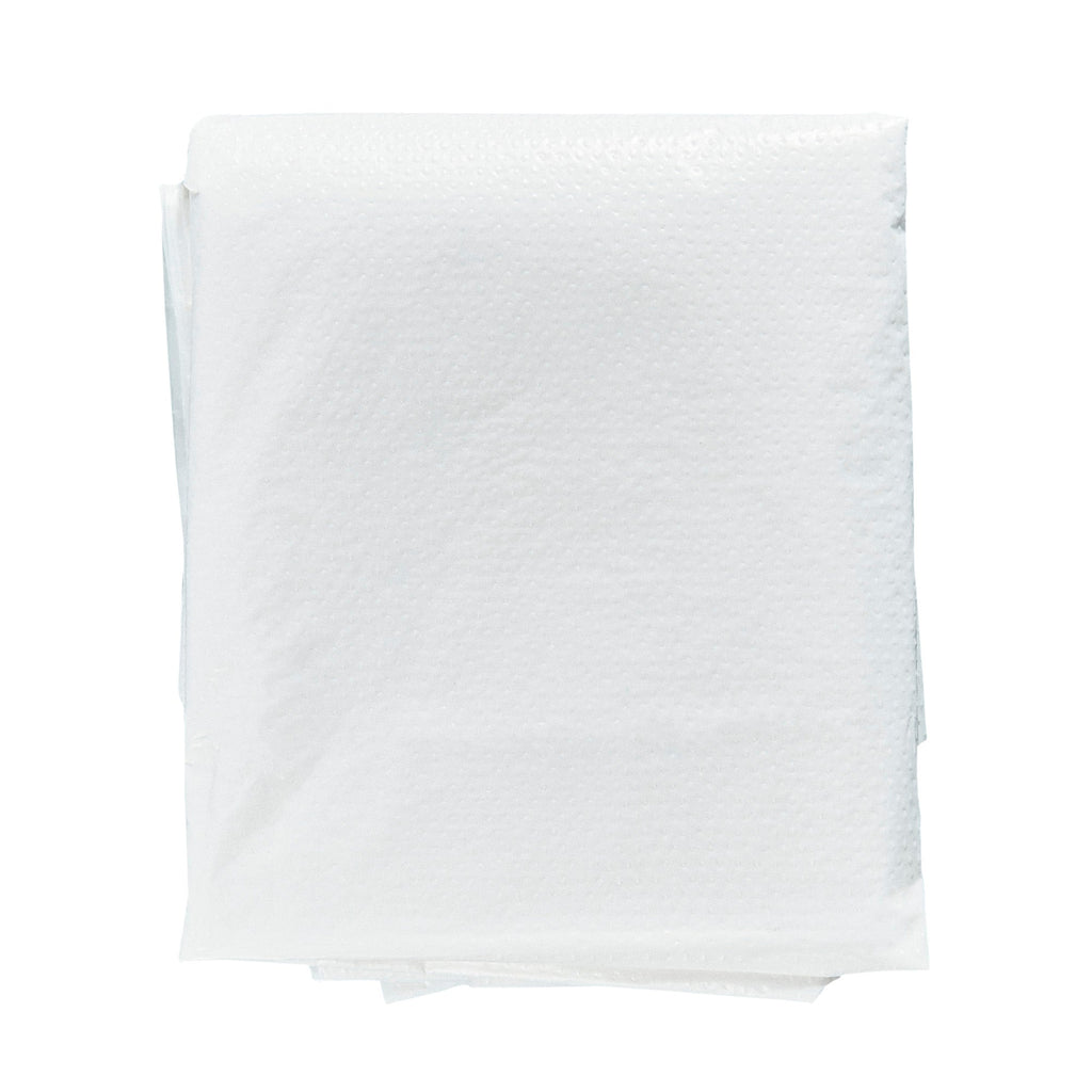 Clean Tek Professional White Plastic Disposable Apron - 42" x 27 1/2" - 1000 count box
