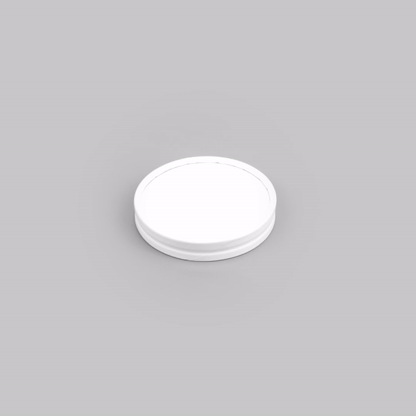 Coppetta Round White Paper To Go Cup Lid - Fits 4 oz - 200 count box