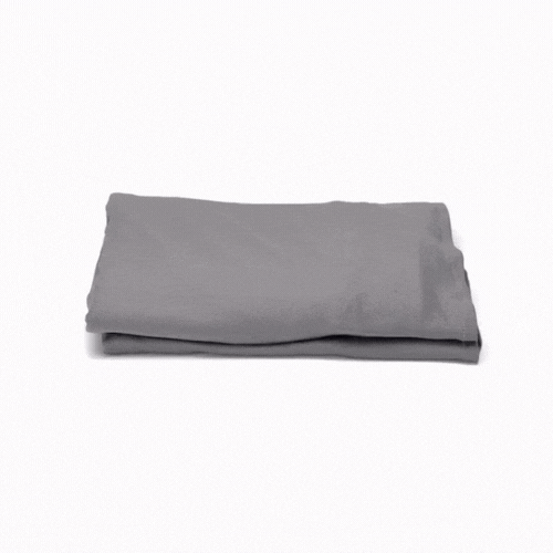 Table Tek Gray Spandex Banquet Chair Cover - Universal, Stretch - 10 count box