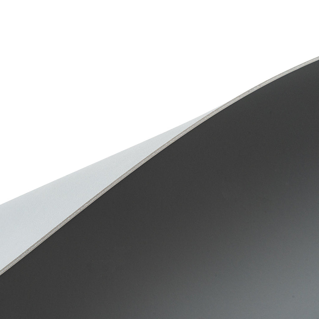 Chef 101 Rectangle Gray Vinyl Placemat - Embossed - 17 3/4" x 12" - 6 count box