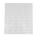 Label Tek Plastic Rum Label - Clear with White Font, Water-Resistant - 2" x 1" - 100 count box