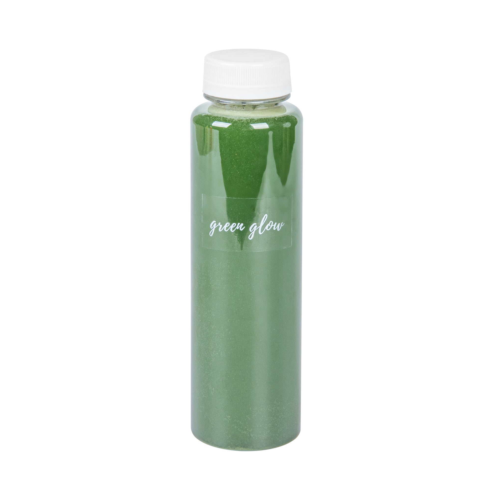 Label Tek Plastic Green Glow Label - Clear with White Font, Water-Resistant - 2" x 1" - 100 count box