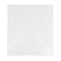 Label Tek Plastic Gin Label - Clear with White Font, Water-Resistant - 2" x 1" - 100 count box