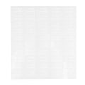 Label Tek Plastic 5 O'Clock Somewhere Label - Clear with White Font, Water-Resistant - 2" x 1" - 100 count box