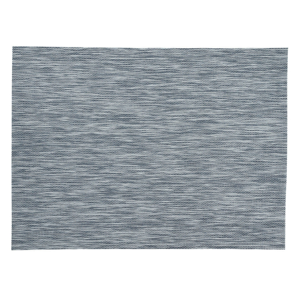 Sovereign Rectangle Gray Vinyl Woven Placemat - 16" x 12" - 6 count box