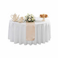 Table Tek Sand Satin Table Runner - 12" x 108" - 1 count box