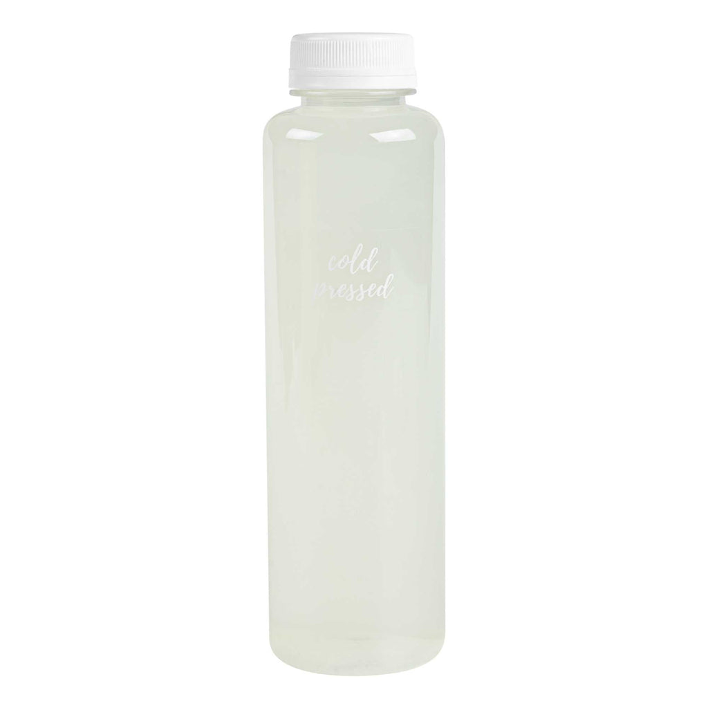 Label Tek Plastic Cold Pressed Label - Clear with White Font, Water-Resistant - 2" x 1" - 100 count box