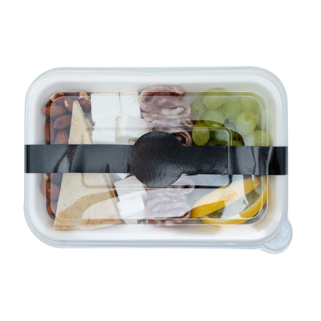 Chef 101 Black Paper Packaging Band - Adhering - 12" - 100 count box