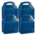 Bio Tek Frenchie Paper Gable Box / Take Out Container - Compostable - 10" x 7" x 8" - 100 count box