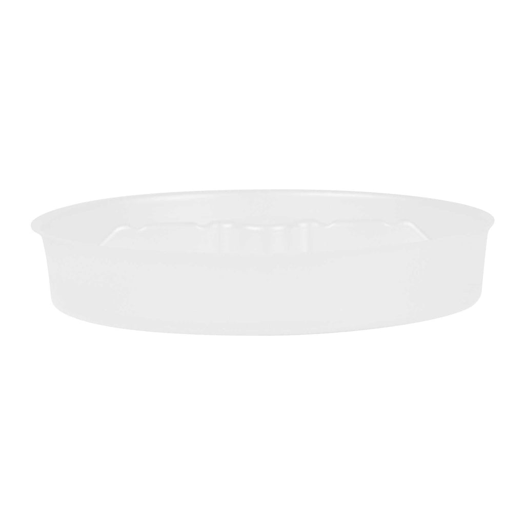 Bio Tek 12 oz White Plastic 2-Compartment Insert Tray - Fits 17-45 oz Containers - 200 count box